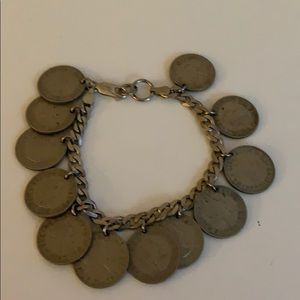 Unique coin bracelet